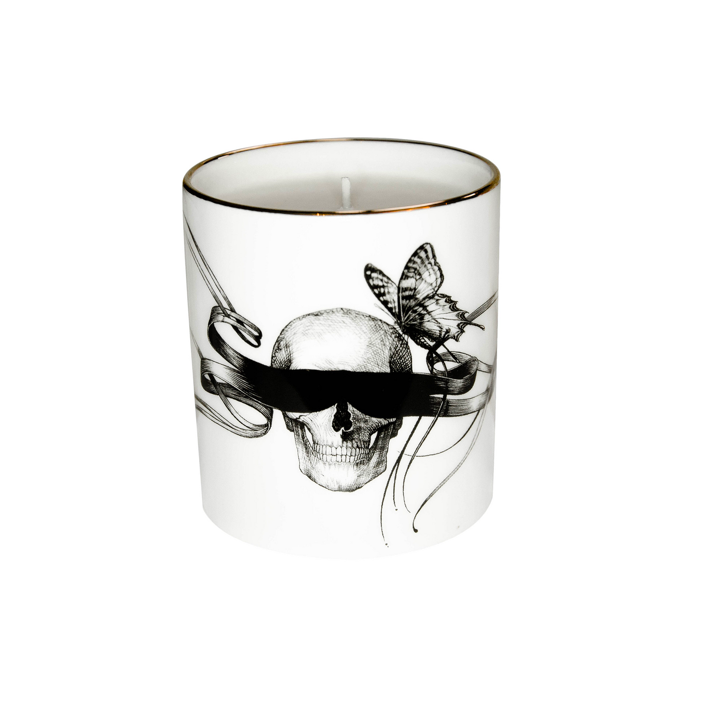 Masked Skull Cutesy Candle